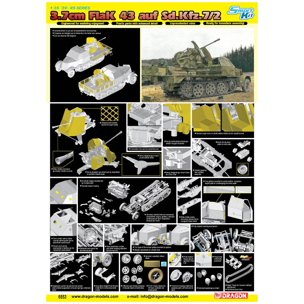 German Half-Track Artillery Model