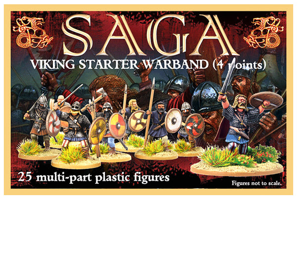 SAGA - Plastic Viking Starter (4 points) :www.mightylancergames.co.uk