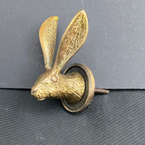 Hare Head Shaped Doorknob gold colour 
