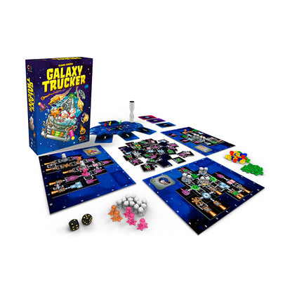 Galaxy Trucker Tile Laying Board Game