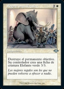 Generous Gift Etched Retro Foil