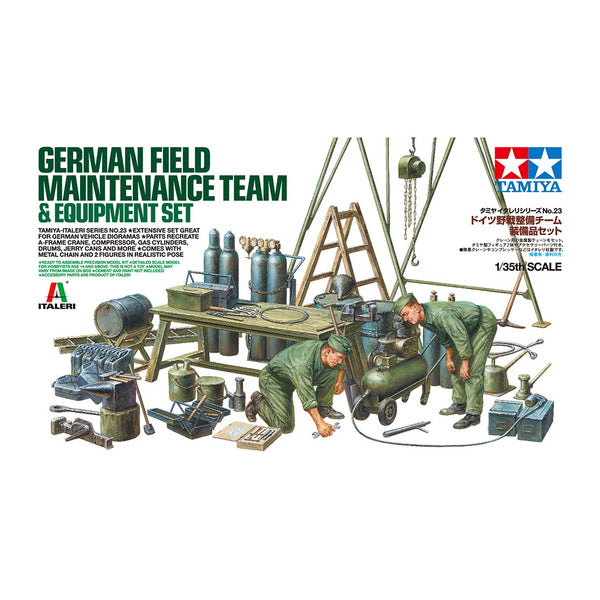 German Field Maintenance Team - Tamiya (1/35) Scale Models