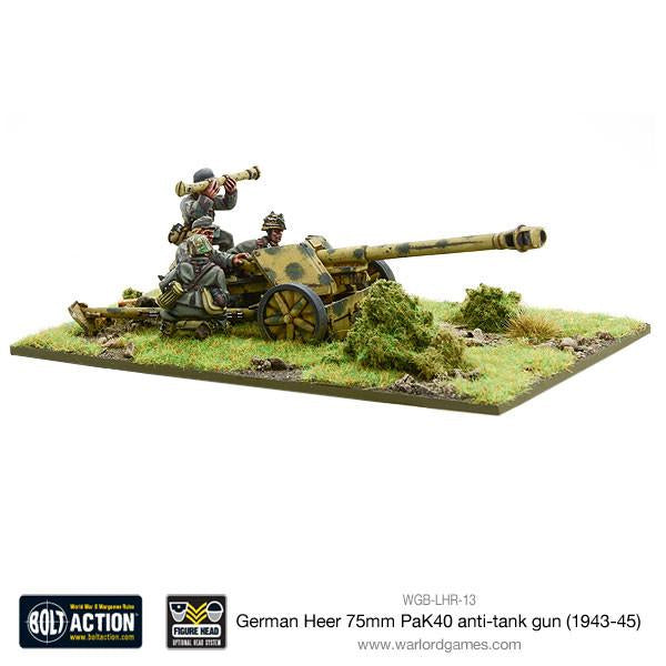 German Heer PaK40 - Bolt Action Miniature