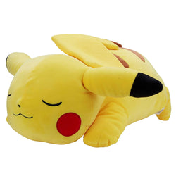 Giant Sleeping Pikachu Pokémon Plushie 18"