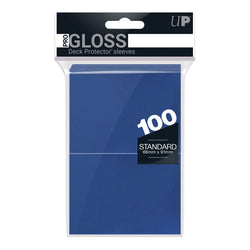 Blue Gloss Deck Protector Sleeves 100 Pack - Ultra Pro