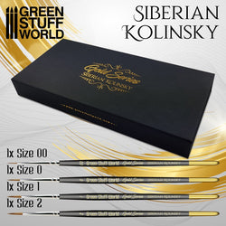 Gold Series Siberian Kolinsky Brush Set - Green Stuff World