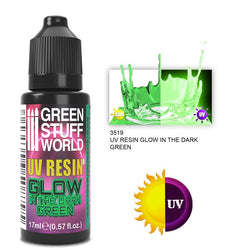 Glow In The Dark UV Resin Green Green Stuff World 17ml