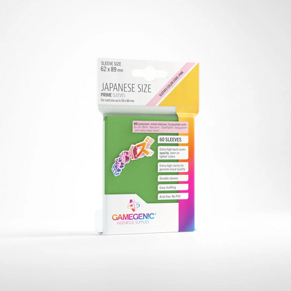 Green Japanese Sized TCG Sleeves