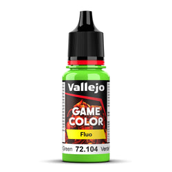 Vallejo Fluorescent Green Game Color Paint 18ml