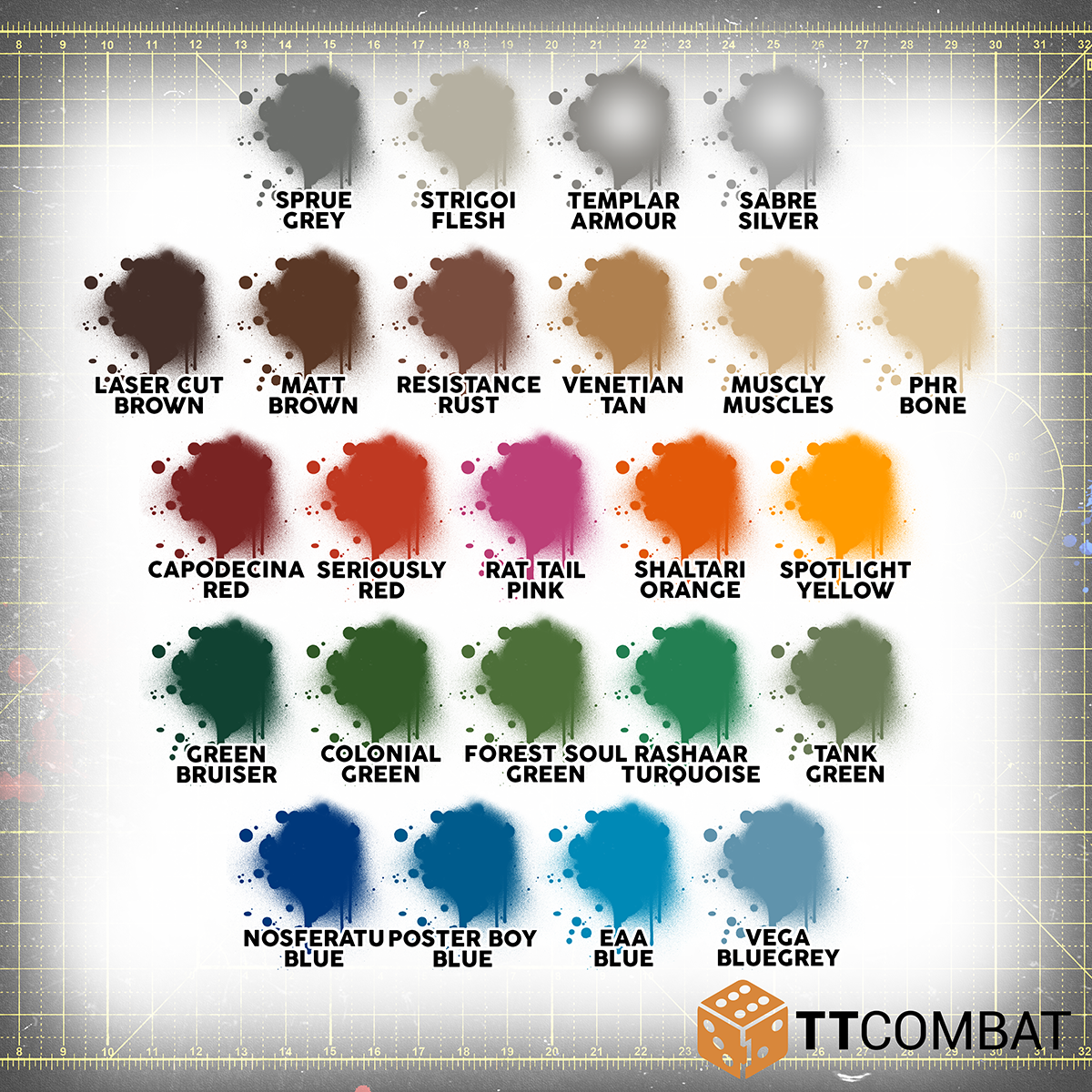 Rashaar Turquoise - TT Combat Spray Primer 