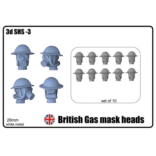 British Gas Mask Heads - Secrets of the Third Reich