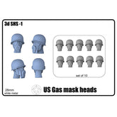 US Gas Mask Heads - Secrets of t...