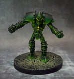 14122: Onyx Golem, Overlords Monster sculpted by Geoff Valley, Painted by Geoff Davis. www.mightylancergames.co.uk