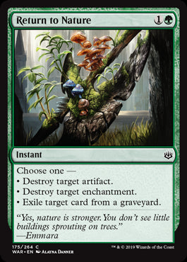 Return to Nature MTG Singles