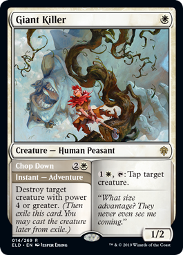 Giant Killer // Chop Down Throne of Eldraine - 014 Non-Foil