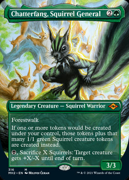 Chatterfang, Squirrel General Borderless Foil