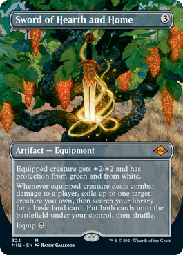 Sword Of Hearth And Home Borderless Foil
