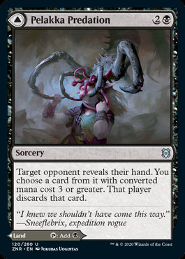 Pelakka Predation // Pelakka Caverns MTG Zendikar Rising #120