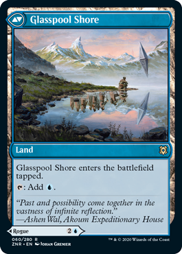 Glasspool Mimic // Glasspool Shore MTG Zendikar Rising #060