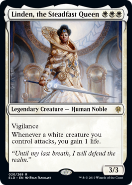Linden, the Steadfast Queen Throne of Eldraine - 020 Non-Foil