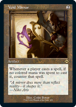 Void Mirror Retro Foil-Etched