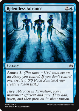 Relentless Advance FOIL - 064 War Of The Spark