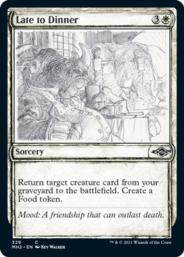 Late To Dinner Showcase Foil