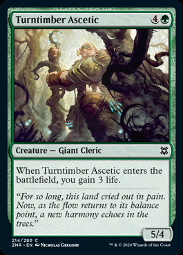 Turntimber Ascetic MTG Zendikar Rising #214