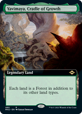 Yavimaya, Cradle Of Growth Extended Foil