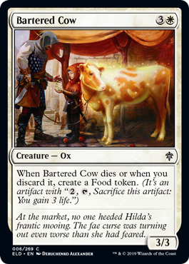 Bartered Cow Throne of Eldraine - 006 Non-Foil