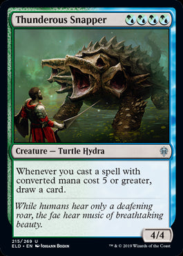 Thunderous Snapper Throne of Eldraine - 215 Non-Foil
