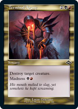 Terminal Agony Retro Foil-Etched