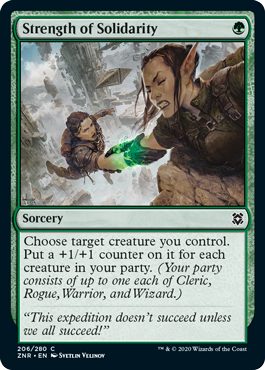 Strength of Solidarity MTG Zendikar Rising #206
