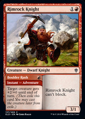 Rimrock Knight // Boulder Rush Throne of Eldraine - 137 Non-Foil