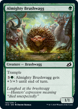 MTG Singles Ikoria | Almighty Brushwagg 143