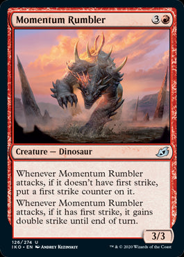 MTG Singles Ikoria | Momentum Rumbler 126
