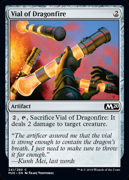 Vial of Dragonfire MTG Core 2020 - 241 Non-Foil