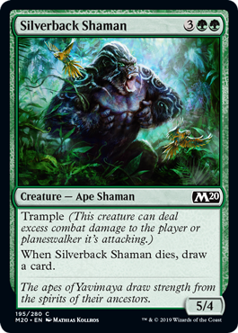 Silverback Shaman MTG Core 2020 - 195 Non-Foil