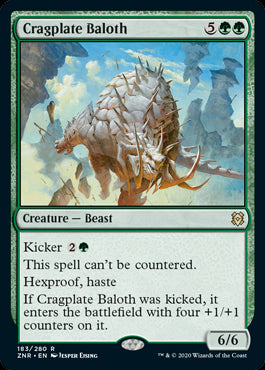 Cragplate Baloth MTG Zendikar Rising #183