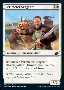 MTG Singles Ikoria | Perimeter Sergeant 027