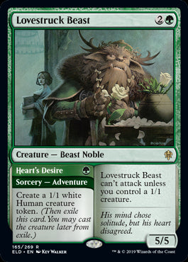 Lovestruck Beast // Heart's Desire Throne of Eldraine - 165 Non-Foil
