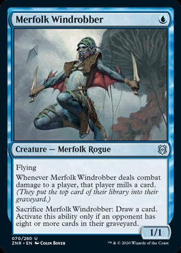 Merfolk Windrobber MTG Zendikar Rising #070
