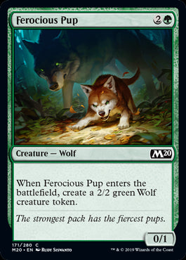 Ferocious Pup MTG Core 2020 - 171 Non-Foil