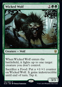 Wicked Wolf Throne of Eldraine - 181 Non-Foil