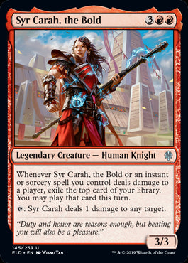 Syr Carah, the Bold Throne of Eldraine - 145 Non-Foil