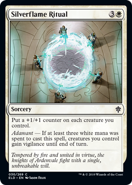 Silverflame Ritual Throne of Eldraine - 030 Non-Foil