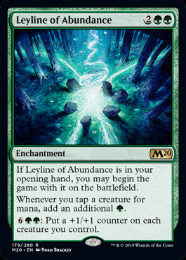 Leyline of Abundance MTG Core 2020 - 179 Non-Foil