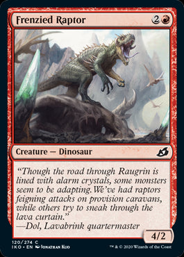 MTG Singles Ikoria | Frenzied Raptor 120