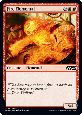Fire Elemental MTG Core 2020 - 138 Non-Foil