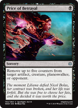 Price of Betrayal FOIL - 102 War Of The Spark